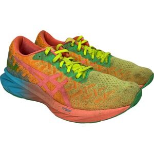 Asics Dynablast Women's Running Shoes 9.5 Coral Orange‎ Pop Athletic Sneakers